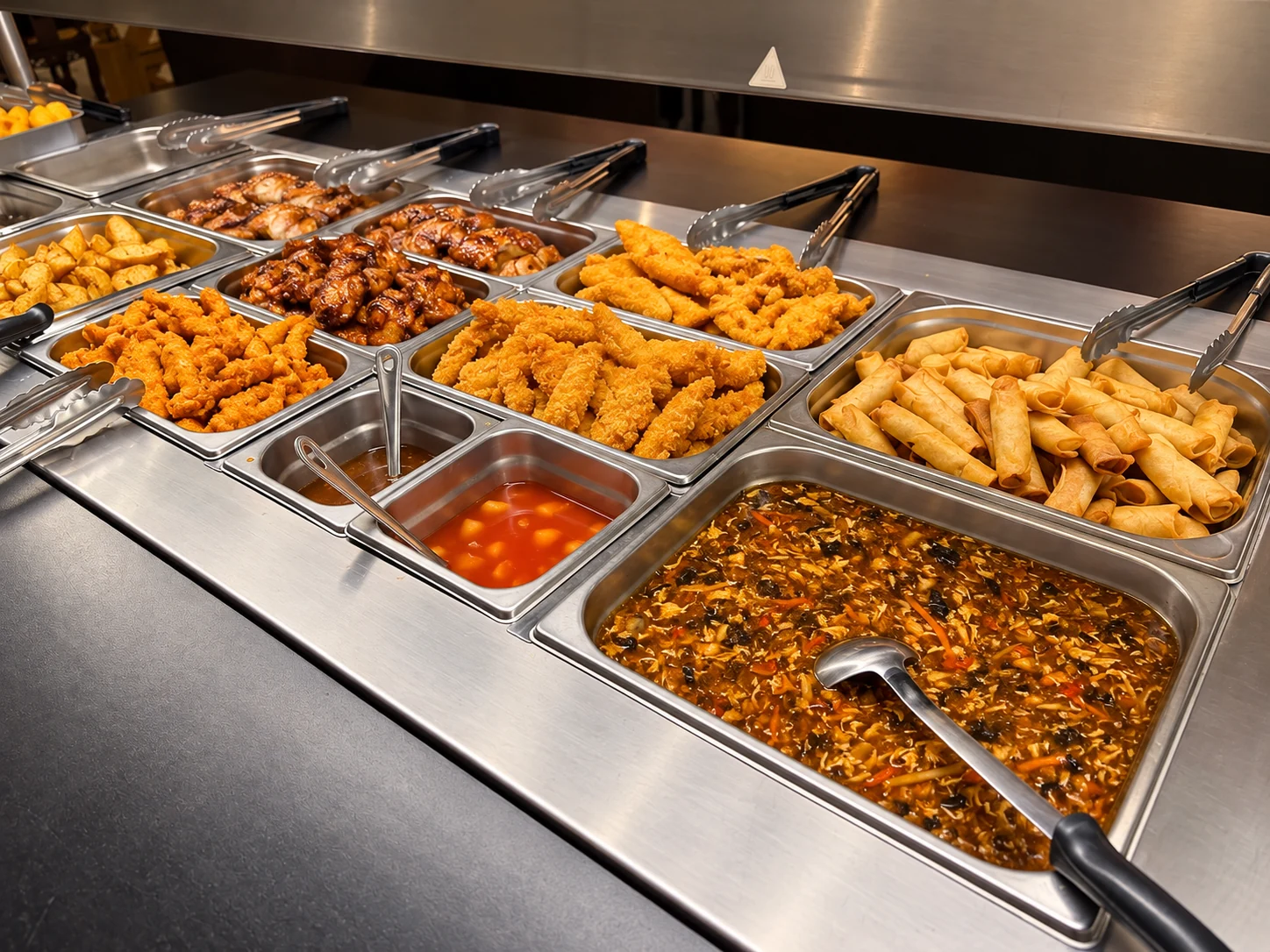 Vorspeisen am Buffet von Xing’s Asia